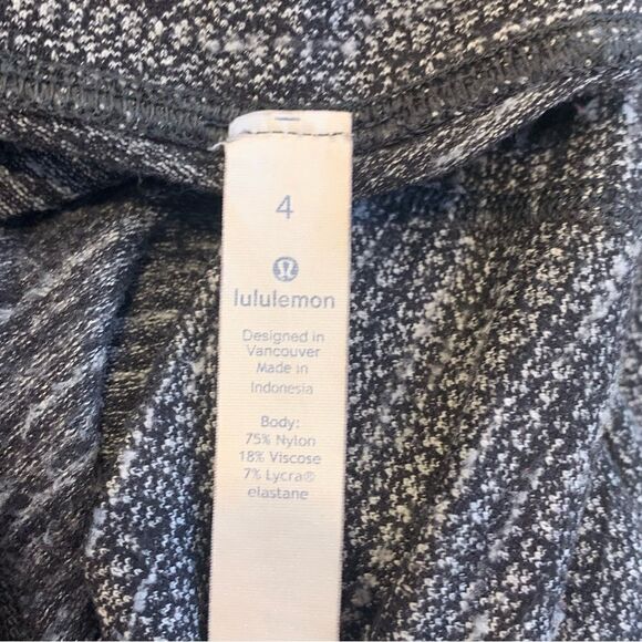 Lululemon Wunder Under Full Length Heathered Leggings Size 4 - Picture 9 of 10